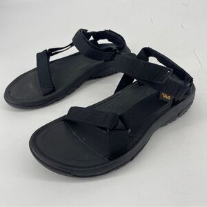 Teva Hurricane Black Outdoor Sport Straps Hiking Men 7 Women 9